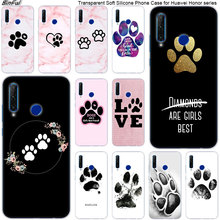 Funda de teléfono de silicona blanda con pata de perro de Best friends para Huawei Honor 20 20i 10 9 8 Lite 8X 8C 8A 8S 7S 7A Pro View 20 2024 - compra barato