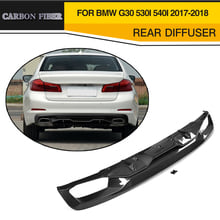 Car Styling Carbon Fiber Auto Rear Diffuser Lip Spoiler For BMW 5 Series G30 Standard Sedan 4 Door 530i 540i 2017 2018 2024 - buy cheap