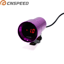 CNSPEED 37mm 12V Digital Car Auto Vacuum Gauge -1~0Bar Red LED Display Mini Smoke Lens Meter Universal With Sensor YC100151-PL 2024 - buy cheap