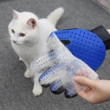 High-quality Cats Dogs Cleaning Massage Glove Soft TPR Pet Hair Brush Grooming Comb Pet Accessories 2024 - buy cheap