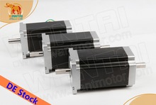 CNC Wantai 3 шт. шаговый двигатель Nema34 85BYGH450C-012B с двойным валом 1600 унций-в 3,5 а CE ROHS ISO набор для лазерного фрезерного станка 2024 - купить недорого