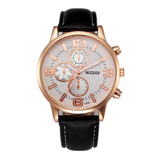 Geneva-reloj analógico de cuarzo para mujer, cronógrafo informal de piel sintética, estilo clásico, regalo deportivo, novedad de 533 2024 - compra barato