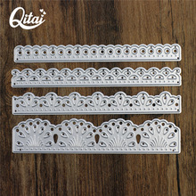 Long Lace QITAI 4Pcs Metal Cutting Dies Scrapbooking Stencils DIY Album Cards Home Decoration Die Cutters Wedding Embossing MD78 2024 - buy cheap