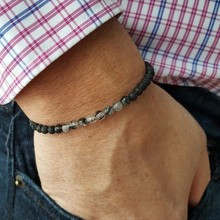 New Fashion Men beads bracelet Trendy 4mm black Lava Natural Stone diy charms Bracelets Men Women loves couples Jewelry Pulseras 2024 - buy cheap