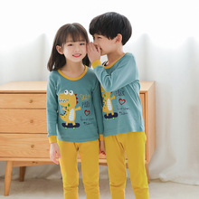 Girls Cotton Pajamas Sets Children's Sleepwear Clothing Suits Boys Cartoon Pijamas Infantil Long Sleeve Nightwear Pyjamas Kids 2024 - buy cheap