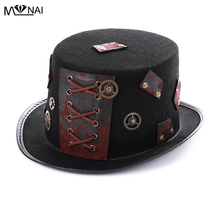 Steampunk Gear Mini Hat Retro Hair Clip Punk Gothic Headwear Lolita Net Mini Hat Cosplay Party Fancy Dress Accessories 2024 - buy cheap