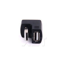 AT Newest 10pcs/lot 90 degree 180 degree USB 2.0 A male to female m/f converter adapter connector 2024 - купить недорого