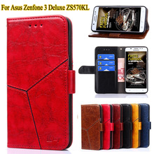 Чехол YeLun для Asus ZenFone 3 Deluxe ZS570KL, чехол-книжка из искусственной кожи, чехол высокого качества с подставкой для Asus ZenFone 3 Deluxe 2024 - купить недорого