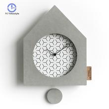 Nordic Clock Simple Swing Wall Clocks Living Room Personality Fashion Watches Creative Bedroom Silent Pendulum Wall Watch 2024 - buy cheap