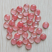 2018 fashion high quality watermelon red round CAB CABOCHON stones beads for jewelry Accessories 12mm wholesale 50pcs/lot  free 2024 - buy cheap