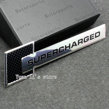 Pegatina negra para carrocería de coche, emblema de supercarga, decoración de 109,8x27,1mm, 1 Uds. 2024 - compra barato