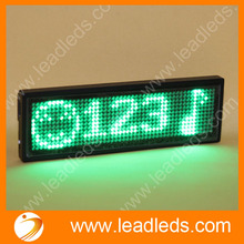 2 комплекта, перезаряжаемый и программируемый USB-значок зеленого цвета со светодиодной подсветкой 2024 - купить недорого