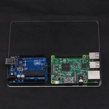 Placa de montagem acrílica raspberry pi 3 model b, plataforma diy, protótipo, plataforma experimental para uno r3 e raspberry pi 4 modelo b/3b +/3b 2024 - compre barato