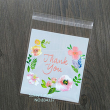 100pcs/lot 2size , Plastic cookie packaging bags cupcake wrapper self adhesive bags 2024 - buy cheap