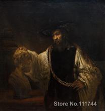 paintings by Rembrandt van Rijn Aristotle with a Bust of Homer Canvas art High quality Hand painted 2024 - buy cheap
