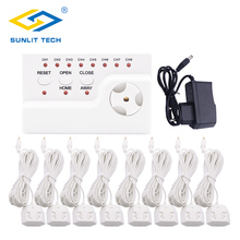 Water Leak Detector Leakage Alert System with 8pcs Long Sensitive Flood Overflow Detect Sensor for House Security Protection 2024 - buy cheap