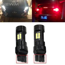 Lámpara LED para coches, bombilla T20 W21W W21 de 5W, WY21W 7440 y 7443, T25 3157, 3156 P27 de 7W, indicador de retroceso, freno y giro de 12V y 1200Lm, 2 uds. 2024 - compra barato