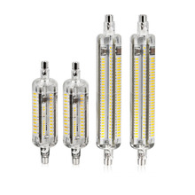 Светодиодный R7S лампочки 10 Вт 15 Вт 78 мм 118 силикона R7S Светодиодная лампа SMD3014 220 В лампада Led J78 J118 заменить галогенные прожектора 2024 - купить недорого
