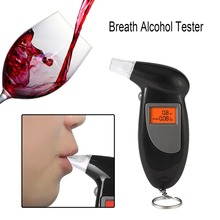 Backlit Display Digital LCD Alert Breath Alcohol Tester Prefessional Police Alcohol The Breathalyzer Parking Breathalyser 2024 - buy cheap