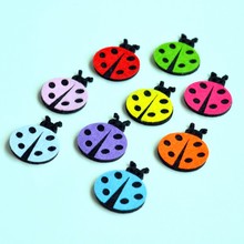 120pcs/lot 2inch 9colors Handmade Lovely Fabric Ladybug For Hair Clips accessories Cute Felt DIY Accessories For Kids Headbands 2024 - buy cheap