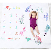 New Unicorn Backdrops Cloth Newborn Baby Photos Decoration Items Infant Photo Studio Accessories Photography Background Carpet 2024 - buy cheap