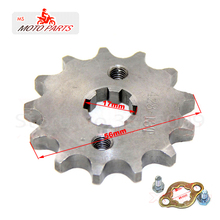 428 13 T Tooth 17mm ID Front Engine Sprocket for CRF XR 50 70 KLX110 TTR Dirt Pit Bike ATV Quad Moped Buggy Scooter Motorcycle 2024 - buy cheap