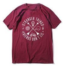 Stranger Things Tee Hipster Shirts Graphic T-shirt Women  Letter Print T Shirt Fashion Cotton  Friends dont lie 2024 - buy cheap