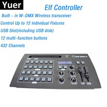 ELF Console Newest 432 Channel DMX Controller Stage Lighting Dj Equipments DMX Console For Indoor / Outdoor Wedding Disco Shows 2024 - buy cheap