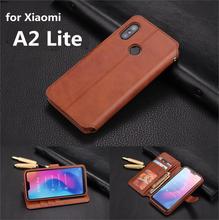 AZNS Case for Xiaomi Mi A2 Lite PU Leather Cover Case Card Holder Wallet Case for Xiaomi Mi A2 Lite ( Redmi 6 Pro ) 2024 - buy cheap