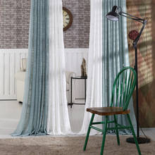 New Japan Solid Tulle Curtains for Bedroom Tulle Window Curtains for Living Room Kitchen Modern Sheer Voile Blinds Drapes 2024 - buy cheap
