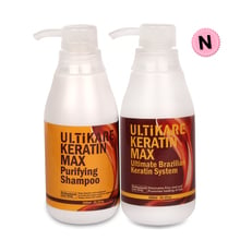 Alisador de cabelo em creme 300ml 5% formiga, tratamento capilar com queratina brasileira + 300ml, shampoo purificador, hidratante 2024 - compre barato