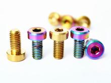 4 PCS M6x12mm Ti/Golden/Rainbow GR5 Titanium Bolts For Motorcycle Fuel Tank Cap 2024 - buy cheap