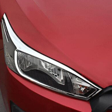 Для Toyota Yaris седан 2014 2015 2016 ABS хромированные аксессуары спереди головной светильник лампы рамка украшения накладка стайлинга автомобилей 2024 - купить недорого