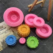 Moldes de silicona líquida con forma 3D para pastel, herramientas de decoración para pasteles, cubitos de hielo, jabón, Fondant, 4 Uds. 2024 - compra barato