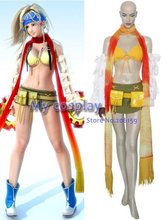 Disfraz de Anime Final Fantasy para mujer, traje de Final Fantasy Xii Rikku, trajes de disfraces de Cosplay 2024 - compra barato