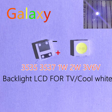 Uni lumens de led original para lg., retroiluminação branca fria de lcd para tv, 3535 peças, 2w, 6v/1w, 3v, 1000 2024 - compre barato