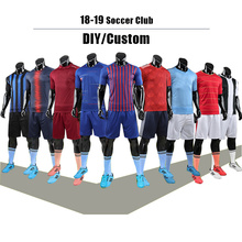Adultos & 18-19 Jogos Do Clube de Futebol Do Miúdo DIY Kits de Camisas De Futebol Juventude Treinamento Sportswear Roupas Esportivas de Futebol Personalizado uniformes da equipe 2024 - compre barato