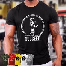 Nova roupa de marca, camiseta usinada para ginástica, musculação e academia 2024 - compre barato