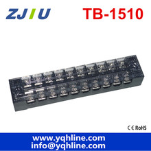 Wholesales! 10 pcs/lot TB-1510 600V 15A Double Rows Cover Guard 10 Position Terminal Blocks new brand free shipping 2024 - buy cheap