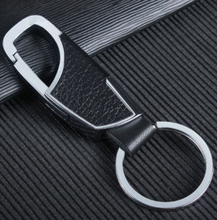 Car styling Metal Head layer cowhide key Chain case For Citroen Picasso C1 C2 C3 C4 C4L C5 DS3 DS4 DS5 DS6 Elysee C-Quatre 2024 - buy cheap