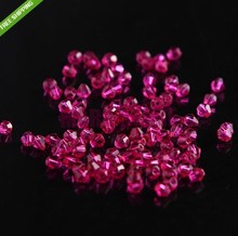 Free Shipping 600Pcs Bicone Faceted Glass Crystal Spacer Beads Charms 4mm Hot Pink For Jewelry Making Craft DIY 2024 - buy cheap