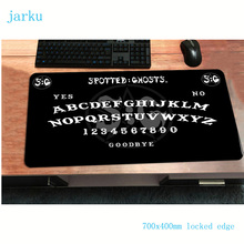 Ouija mouse pad para computador, mousepad gamer grosso 700x400x3mm para jogos e escritório 2024 - compre barato