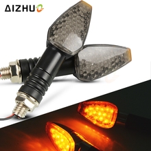 Universal Motorcycle Turn Signal Light 12V LED Indicators Blinker Lamp For SUZUKI GSXS 750 1000 DR 650 BURGMAN 650 1200 BANDIT 2024 - buy cheap