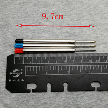 Wholesale ballpoint pen refills 10pcs a lot for Tactical Pen red pen ink good writing feel for roller ball pen 9.7 cm 2024 - buy cheap