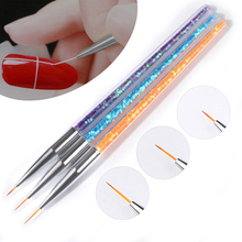 7mm 9mm 11mm Nail Pen Sequins Drawing Painting Nail Art Brush Carving Pen Manicure Tools Salon Gel Decoration Nail Equipment 2024 - buy cheap