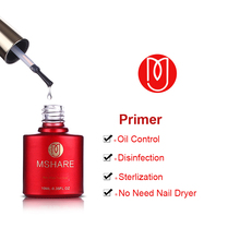 MSHARE Primer Base Lquid Top Coat Reinforcement UV Gel Polish Matt Tops Nail Varnish Lacquer No Clean Wipe Sticky Layer R07 2024 - buy cheap