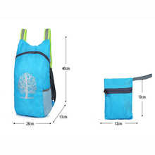 Nova 1 pc 6 Cor Durável Dobrável Compactáveis Caminhadas Mochila Mochila Ao Ar Livre Saco de Viagem Leve J23 JUL11 2024 - compre barato