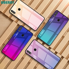 Colorful Gradient Phone Case For Huawei Y9 Y6prime P smart Plus 2019 Nova 4E 3i P30 P20 Pro Lite Honor 10i 20i 8A 8X Glass Cover 2024 - buy cheap