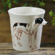 Criativo animal cerâmica copo retriever caneca de café pintados à mão 3d estéreo copo tazas de ceramica creativas engraçado canecas presente 2024 - compre barato