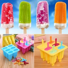 6 cells Frozen Ice Cream Mould Jelly Lolly Lollies Mold Maker DIY Tools Kitchen Gadget 2024 - buy cheap